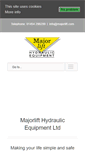 Mobile Screenshot of majorlift.co.uk