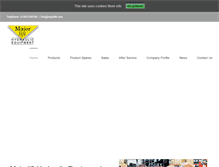 Tablet Screenshot of majorlift.co.uk